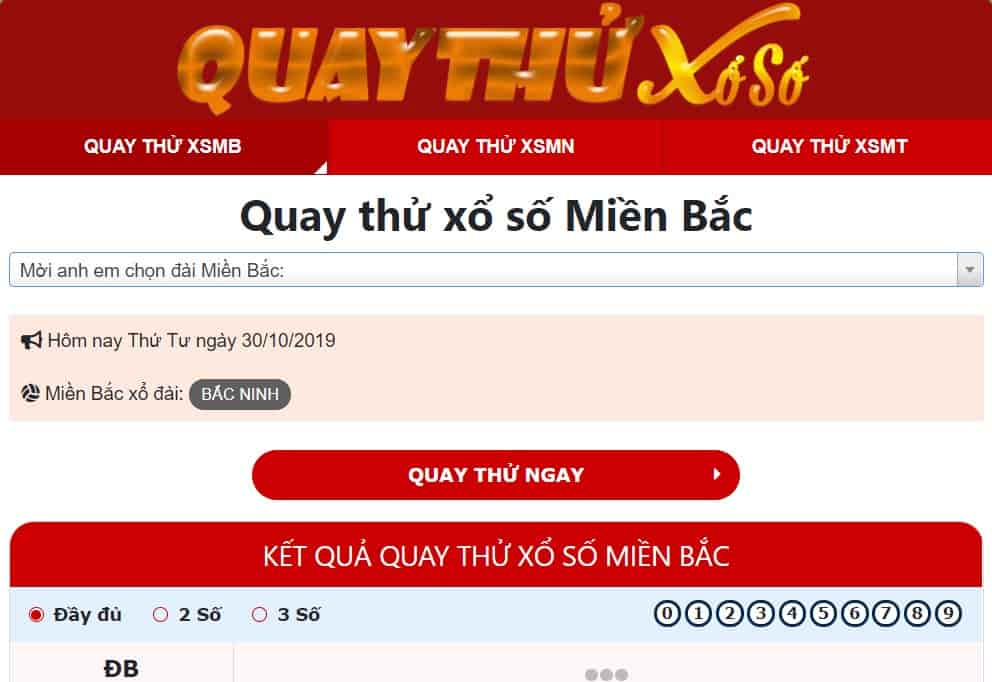 Nên tham gia quay xổ số thử trước khi đánh