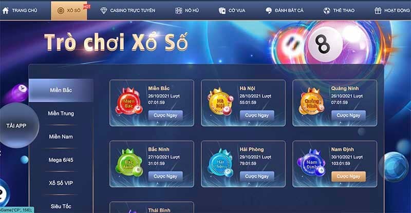 Xổ số siêu tốc không giới hạn lượt quay