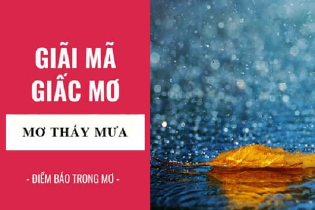 Giải mã giấc mơ thấy mưa đánh con gì? Đây là điều lành hay dữ?
