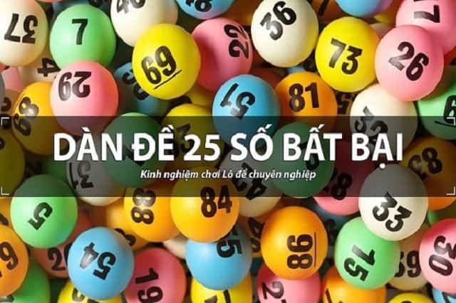 Bật mí cách nuôi dàn đề 25 số khung 5 ngày bất bại đánh quanh năm
