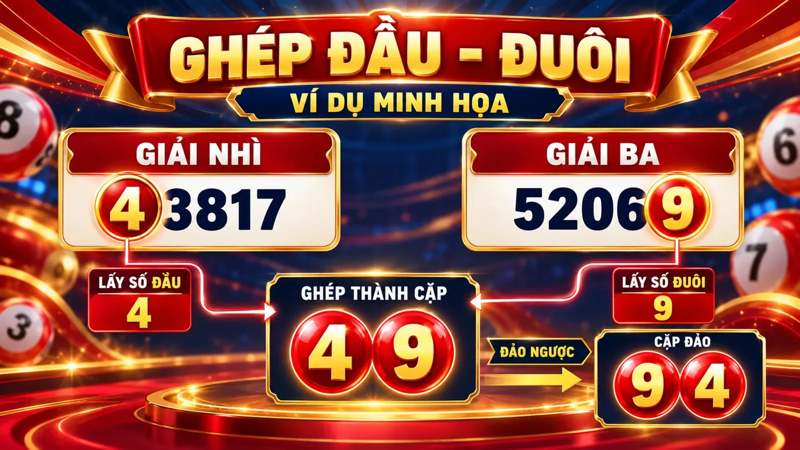 Phương pháp bắt cầu song thủ lô miền Bắc từ giải Nhì và giải Ba