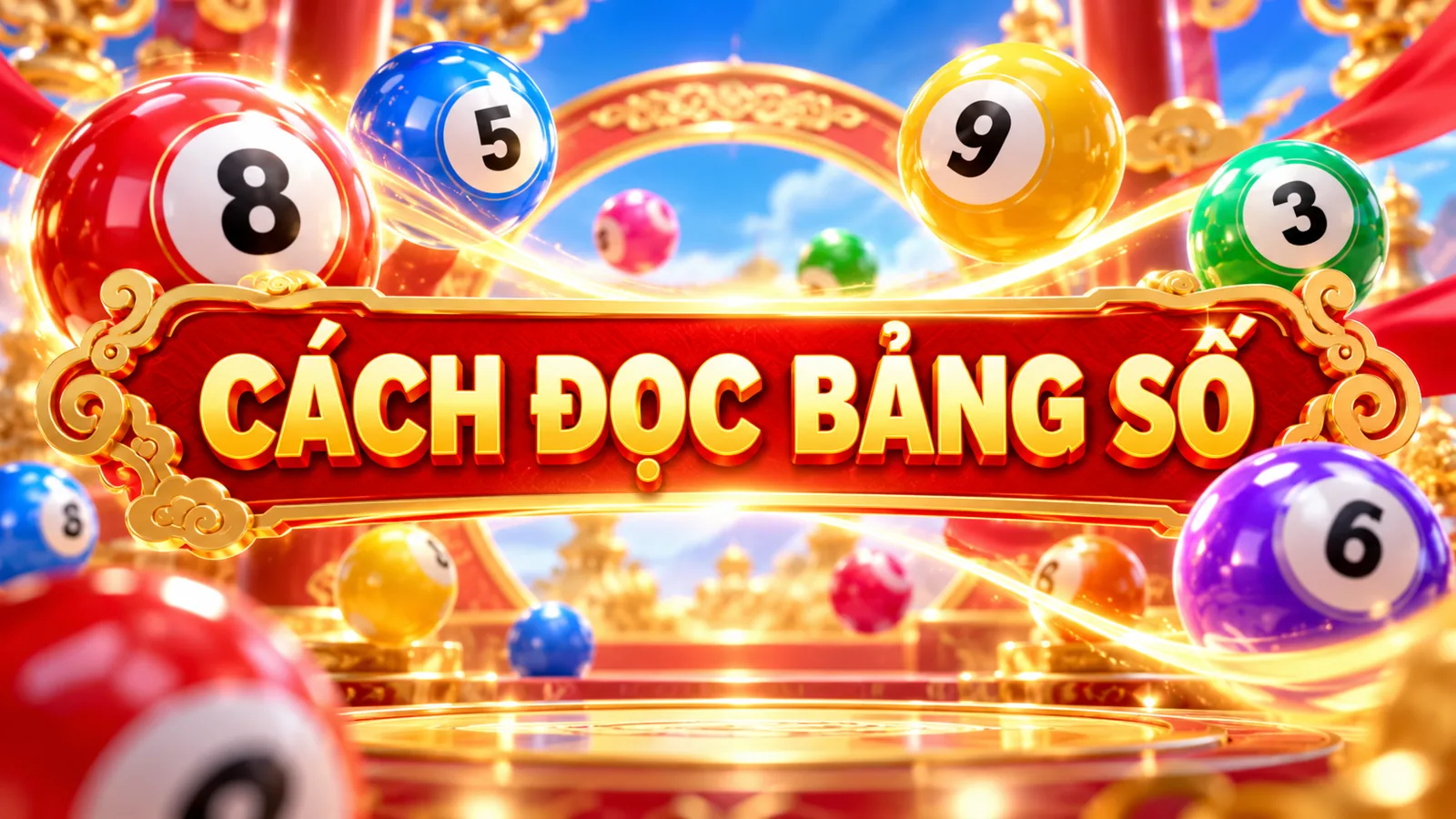 Sơ đồ Soi cầu 366 với các bóng số màu sắc.